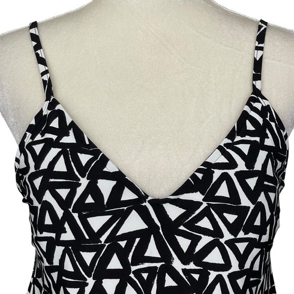 Magic Suit Bermuda Triangle Black White Underwire Jolene Layered Tankini Size 10 - Picture 3 of 9